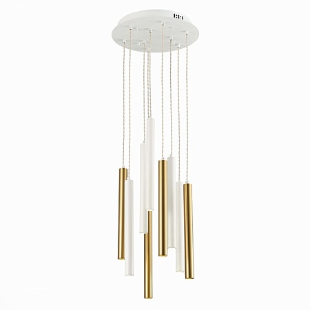 Светильник подвесной Белый LED 1*27W 4000K 2 295Lm Ra IP20 D350xH1 500 180-240V ST153.543.27 - фото