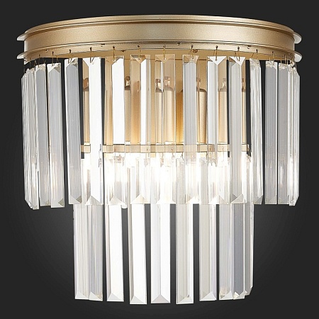 Бра ST-Luce шампань/прозрачный E14 2*40W SL1624.201.02 - фото