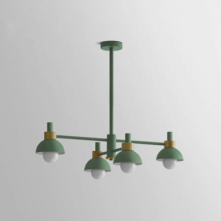 Люстра На Штанге Fanta A 4 Lights Green Imperiumloft 193153-26 - фото