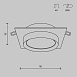 Встраиваемый светильник Technical DL086-GX53-SQ-WS - фото