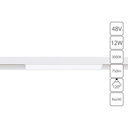 Магнитный трековый светильник Arte Lamp LINEA A4642PL-1WH - фото