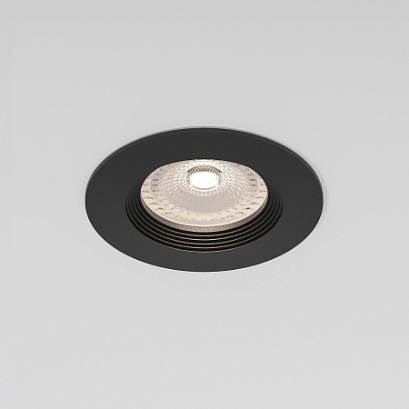 Светильник встраиваемый City GU10 черный IP44 25060/01 Elektrostandard - фото