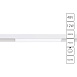 Магнитный трековый светильник Arte Lamp LINEA A4642PL-1WH - фото