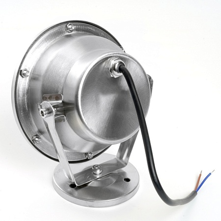 Светодиодный прожектор подводный Feron LL-824, 9W, AC/DC24V, низковольтный, 6400K, металлик, 143*75*170mm, IP68 - фото