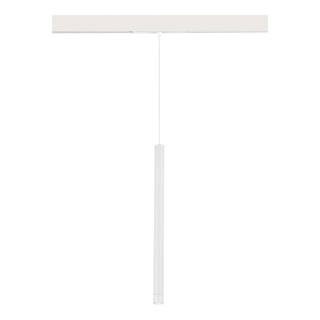 Магнитный трековый светильник Белый LED 1*8W 3000K 450Lm Ra90 24° IP20 D30xH500 48V ST683.536.08 - фото