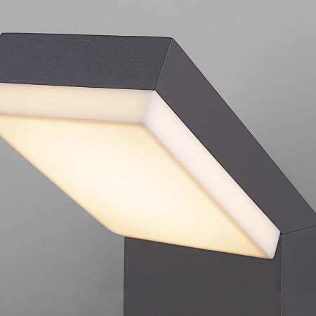 Уличный настенный светодиодный светильник Sensor IP54 с датчиком движения 1541 TECHNO LED серый Elektrostandard - фото