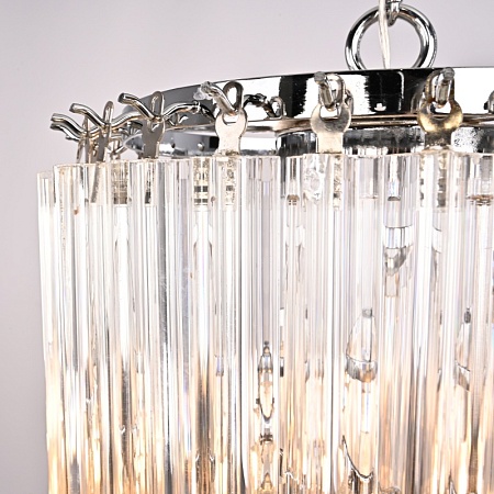 Люстра Odeon Chandelier Glass Clear Imperiumloft 75294-22 - фото