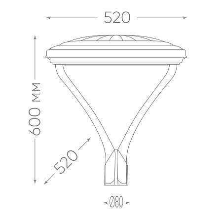 Светильник уличный FERON, SP7020, 50W 5000lm 5000K, черный - фото