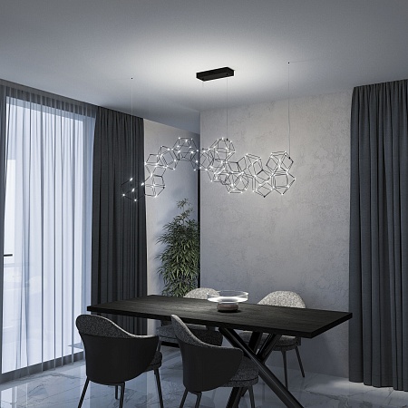 Подвесной акцентный светильник Eurosvet 90168/14 черный жемчуг - фото