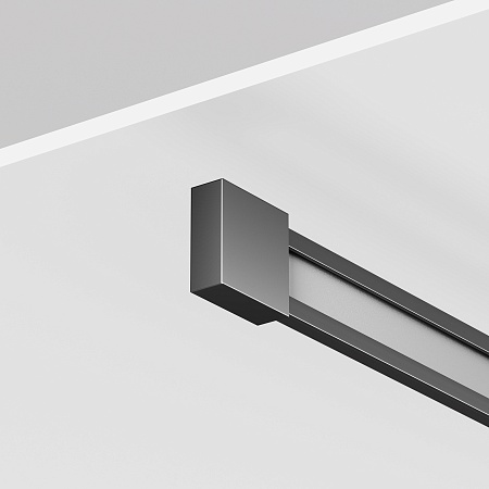 Трековая система Technical гибкая на стену чёрная 200x200x200 TS-Z-200-TR209-1-48W3K-B