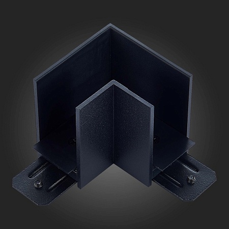 Соединитель угловой SKYLINE 220 ST-Luce черный, пластик ST015.422.14 - фото