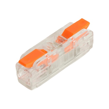 Клемма супер-компактная проходная серии 219 на 1 контакт STEKKER, LD219-421 - фото