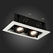 Св-к встр. Черный GU10 2*50W L245xW126xH70 220V Без ламп ST250.548.02 - фото