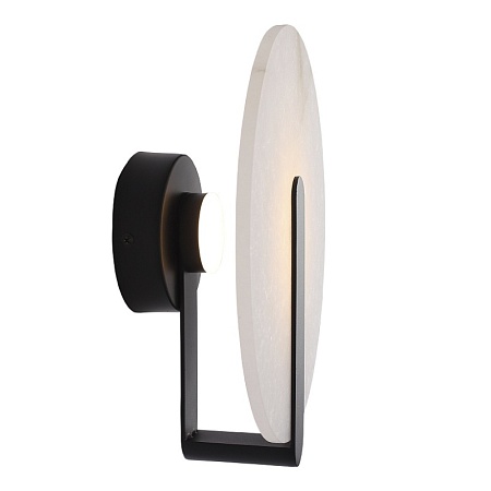 Светильник настенный ST-Luce черный/алебастр LED 1*5W 3000K SL1195.401.01 - фото