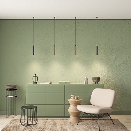 DK4050-BK Подвесной светильник, IP 20, 15 Вт, GU10,черный, алюминий - фото