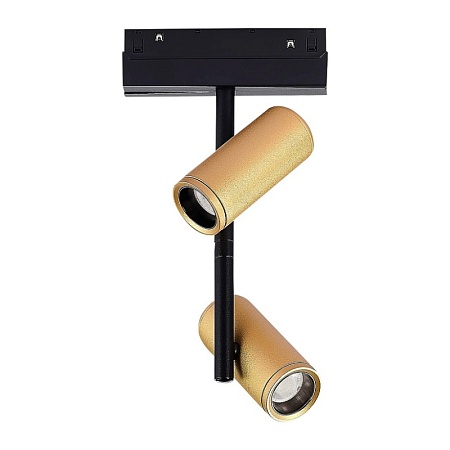 Магнитный трековый светильник Золотистый LED 1*16W 4000K 1 250Lm Ra>90 36° IP20 D45xH24 ST808.246.16 - фото