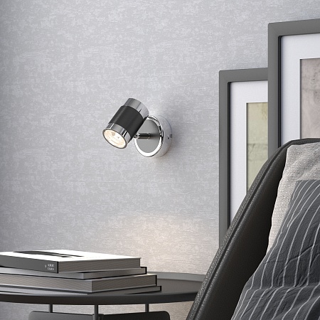 Настенный светильник Eurosvet 20058/1 черный - фото