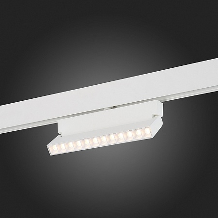 Магнитный трековый светильник белый LED 1*12W 3000K 1 009Lm Ra>80 36° IP20 L219xW22xH13 ST362.536.12 - фото