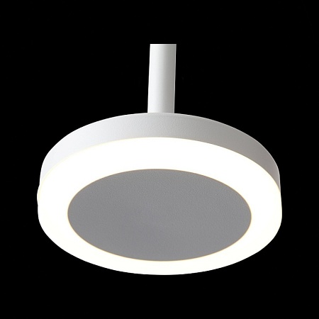 Светильник подвесной Белый LED 1*6W 3000K 468Lm Ra>80 120° IP20 D112xH184 170-240V ST104.503.06 - фото