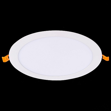 Св-к встр. Белый LED 1*18W 4000K 1 350Lm Ra80 110° IP20 D225xH8 90-265V ST209.548.18 - фото