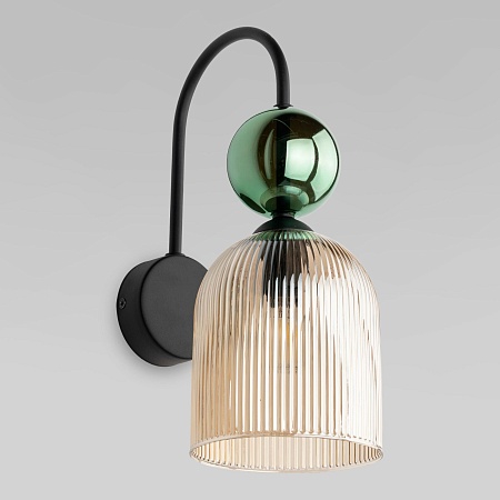 Настенный светильник TK Lighting 11143 Sophia Green Cognac - фото
