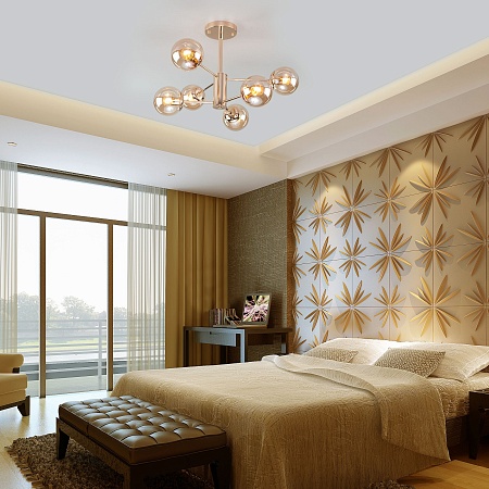 Потолочный светильник Eurosvet 30166/6 золото - фото