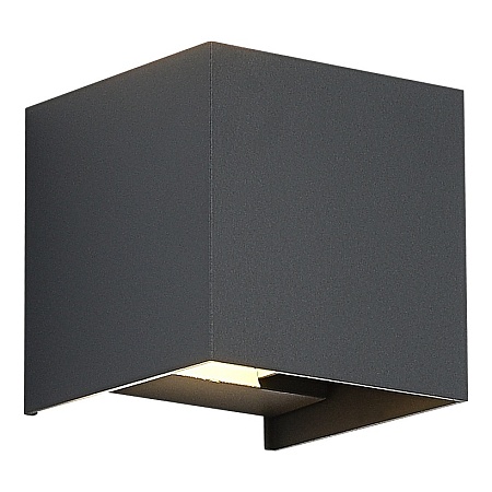 Светильник уличный настенный ST-Luce серый/серый LED 1*10W 2700K SL9513.701.01 - фото