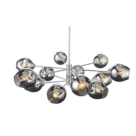 Светильник подвесной ST-Luce Хром/Дымчатый E14 12*40W SL1500.103.12 - фото