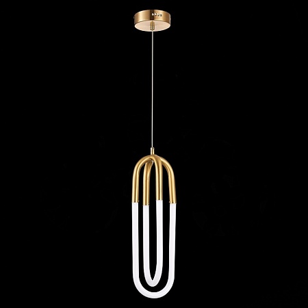 Подвес ST-Luce Латунь/Латунь, Белый LED 2*14W 3000K SL1579.303.02 - фото