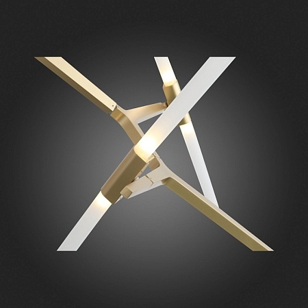 Люстра потолочная ST-Luce Золотистый/Белый G9 14*5W SL947.202.14 - фото