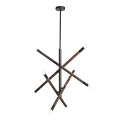 Светильник подвесной ST-Luce Черный, Коричневый E14 8*40W SL6226.403.08