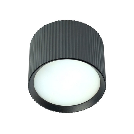 Светильник потолочный Feron HL458  Barrel ARIA 12W, 230V, GX53, черный - фото