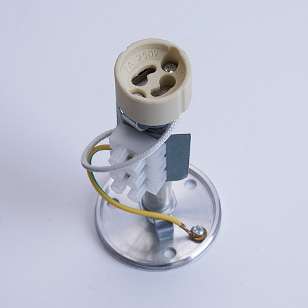 Светильник потолочный Feron ML182 MR16 35W 230V, белый, золото - фото