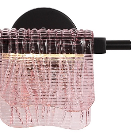 Светильник настенный ST-Luce черный/розовый LED 1*6W 3000K SL6021.401.06 - фото