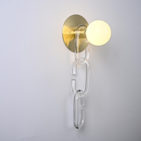 Настенный Светильник Chain Wall Прозрачный Imperiumloft 178089-26 - фото