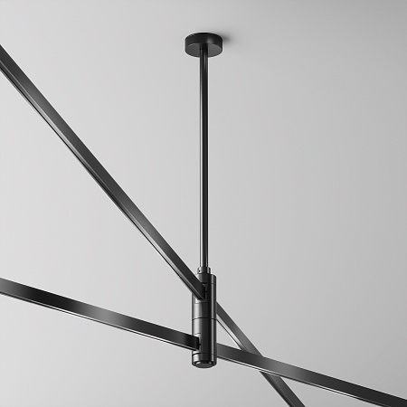 Крепление потолочное Medium двойное 300мм Flarity черный - фото