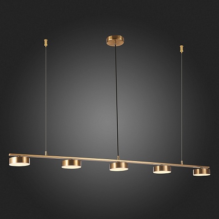 Светильник подвесной ST-Luce Латунь/Латунь LED 5*7W 3000K SL6000.303.05 - фото
