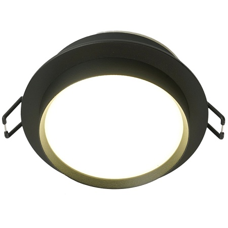 Светильник встраиваемый Feron DL507 потолочный GX53 черный круг - фото