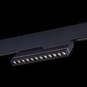 Магнитный трековый светильник Черный LED 1*12W 4000K 450Lm Ra&gt;90 36° IP20 L220xW22xH117 ST805.446.12