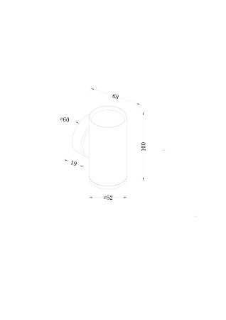 Настенный светильник (бра) Technical C068WL-01B - фото