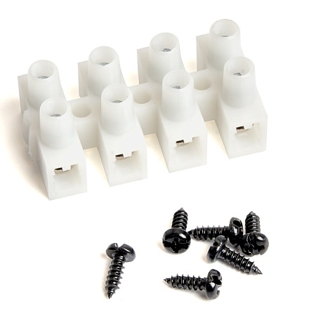 Коробка распределительная  LD526 водонепроницаемая на 6 выходов, 450V, 140х100х36, черный - фото