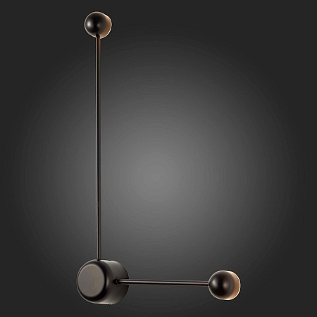 Светильник настенный ST-Luce Черный/Черный LED 2*4W 4000K SL6003.401.02 - фото