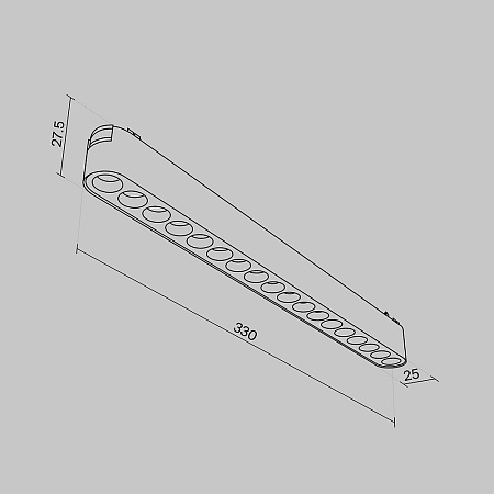 Трековый светильник Technical Points  TR082-1-18W3K-M-B - фото