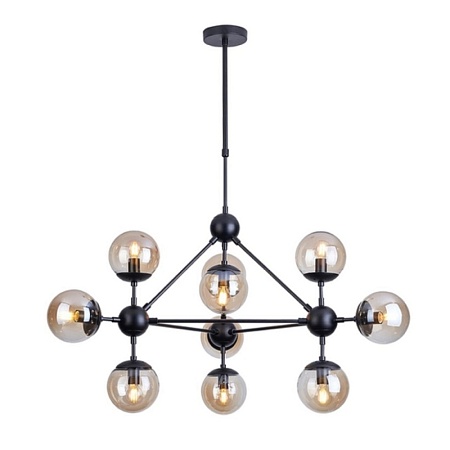 Люстра на штанге Arte Lamp BOLLA A1664SP-10BK - фото