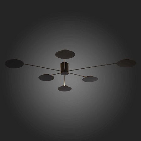 Светильник потолочный ST-Luce Черный/Черный LED 6*5W 3000K SL6006.402.06 - фото