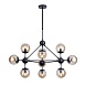 Люстра на штанге Arte Lamp BOLLA A1664SP-10BK - фото