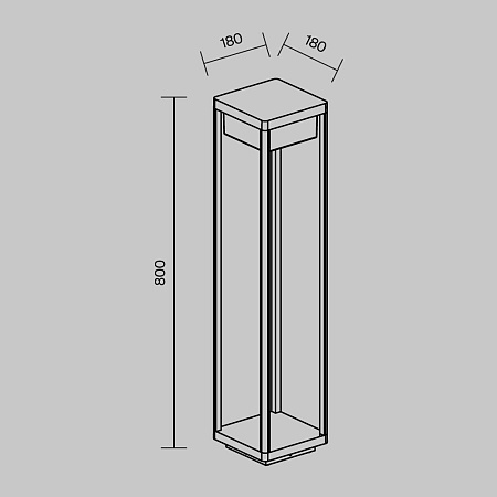 Ландшафтный светильник Outdoor O021FL-L10B3K - фото