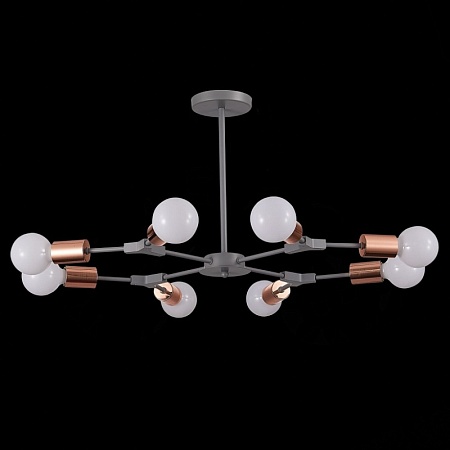 Светильник потолочный Серый, Розовое золото E27 8*60W SLE106403-08 - фото