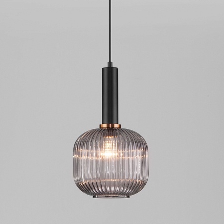 Подвесной акцентный светильник Eurosvet 50182/1 дымчатый - фото