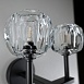 Бра Boule De Cristal Double Sconce Brass Черный Imperiumloft 178385-22 - фото